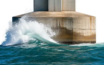 Calcul de la poussée de l’eau sur une pile de pont