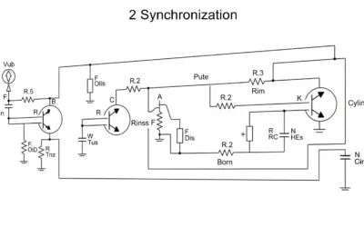 Circuit de Synchronisation de Deux Vérins