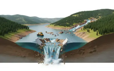 Modélisation de la rupture d’un petit barrage