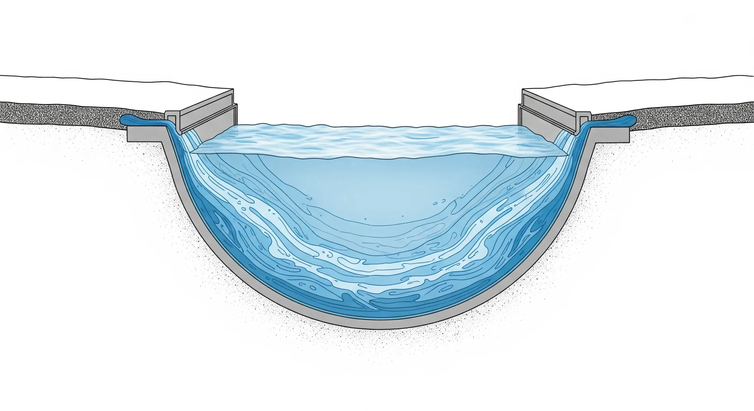 Analyse de l'écoulement dans un égout pluvial  étude hydraulique