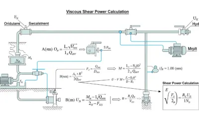 Calcul de la Puissance de Cisaillement Visqueux
