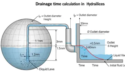 Calcul du Temps de Vidange d’un Réservoir Sphérique