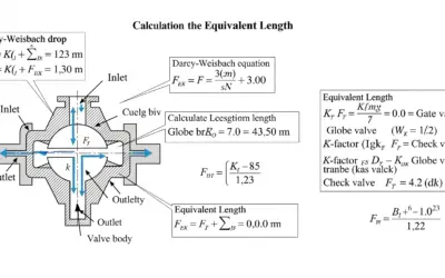 Calcul de la Longueur Équivalente d’une Vanne